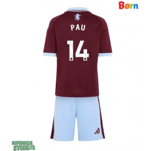 Aston Villa Pau Torres #14 Replika Babytøj Hjemmebanesæt Børn 2026-27 Kortærmet (+ Korte bukser)